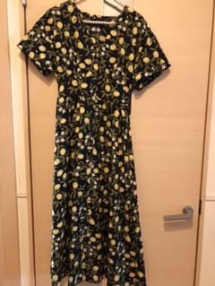 GU ケイタマルヤマ　レモン　ワンピース　S黒のサムネイル