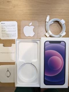 本体なし　iPhone空箱12mini パープルのサムネイル