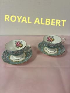 新品未使用❗️ROYAL ALBERT エンチャントメント カップ＆ソーサー２客のサムネイル