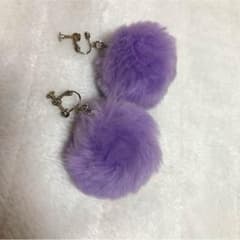 イヤリング 紫のサムネイル