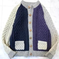 極美品 インバーアラン クレイジーカーディガン スコットランド製