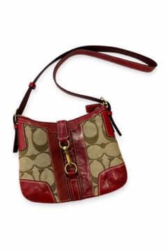 Coach ショルダーバッグ レッド/ベージュのサムネイル