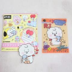 【新品・未使用】バラ売り可：BT21 RJ キャラクリップ クリアカード セットのサムネイル