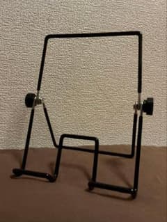 タブレット/スマホスタンド 角度調整可能 ブラックのサムネイル