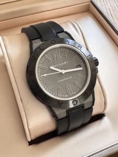 BVLGARI DIAGONO 自動巻き時計 ブラックのサムネイル