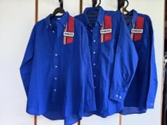 エネオス制服　フルセット‼️ ENEOS エネオス 制服 ユニフォーム 長袖シャツ3枚セット サイズL⑦