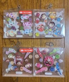 不二家 ペコちゃん タイトー限定 ぷっくりシール4種類　2セットずつの計4セットのサムネイル