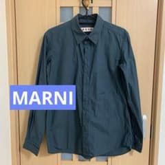 MARNI 長袖シャツ ダークグリーン レディース 38 - メルカリ