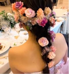 ラプンツェル風 ヘッドアクセサリー 花飾りのサムネイル