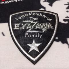 ☆矢沢永吉☆矢沢ファミリーオリジナル刺繍ワッペン☆ブラック