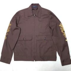 70s 80s usa製 SEARS ワークジャケット　エロ　袖プリ　ドラゴン 70s 80s usa製 SEARS ワークジャケット エロ 袖プリ ドラゴン - メルカリ