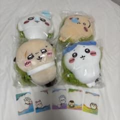 【未開封品】ちいかわ 人魚の島のひみつ 昆布締めぬいぐるみショルダーバッグ4種類のサムネイル
