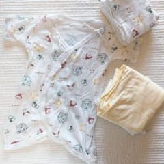 新生児 長肌着 短肌着 4セット モンポケ  ベビザらスのサムネイル