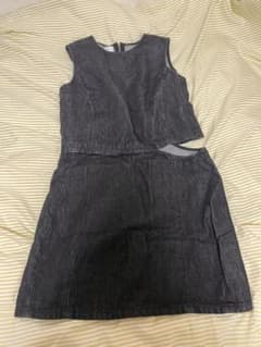 ZARA デニムミニワンピースのサムネイル