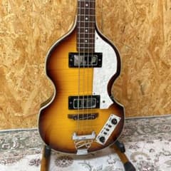 Photogenic バイオリンベース フレイムトップ/バック セットネック仕様 Photogenic バイオリンベース フレイムトップ/バック セットネック仕様