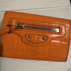 BALENCIAGA 三つ折り財布 オレンジのサムネイル