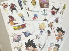 ドラゴンボール一番くじ　　ダイマ第２弾　I賞ダイカットステッカー７種のサムネイル