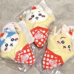 ちいかわ クレープくじ マスコットセット C賞 c賞 C賞 ハチワレ
