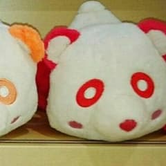 【本日限定価格！】寝そべりBIGえ～パンダ 赤のサムネイル