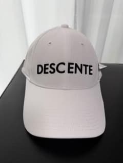 【新品未使用】DESCENTE ホワイトキャップ ゴルフのサムネイル