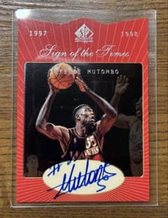 97-98 SP A Sign of the Times Mutombo - メルカリ