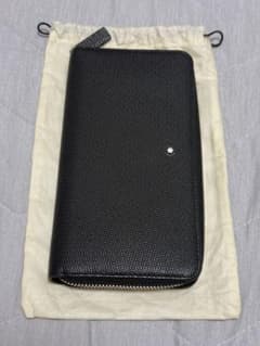 MONTBLANC ユニセフの特別モデル　ラウンドファスナー長財布 ブラック MONTBLANC ユニセフの特別モデル ラウンドファスナー長財布 ブラック