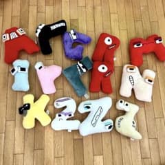 アルファベットロア ナンバーロア ぬいぐるみセット - メルカリ