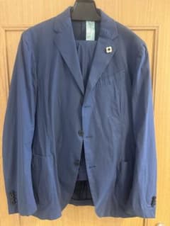 ラルディーニ セットアップ コットン ポリウレタン ブルー LARDINI 50 
