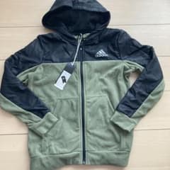 【新品】アディダス　フリースジャケット　150のサムネイル