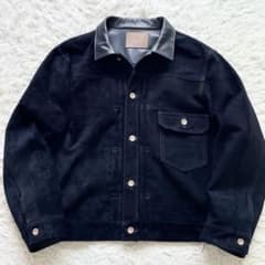 希少 美品 Lサイズ MOTOR ウォッシャブルホースレザー 925シルバー釦 希少 美品 Lサイズ MOTOR ウォッシャブルホースレザー 925シルバー釦