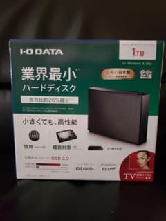 I・O DATA 外付けハードディスク 1TBのサムネイル