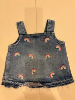 GAP デニム 虹刺繍のサムネイル