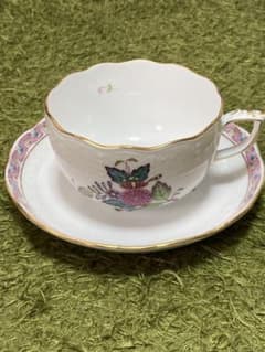 ☆ヘレンド アポ二ーフラワー ティーカップ＆ソーサーセット ☆未使用のサムネイル