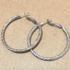フープピアス シルバー 小さめのサムネイル
