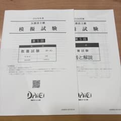 大栄 公務員上級 模擬試験 2回分のサムネイル