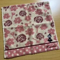 MOOMIN リトルミー 花柄ハンカチ タオルハンカチのサムネイル