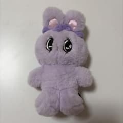 에스터 토끼 봉제 인형 마스코트 열쇠 고리 라벤더 보라색