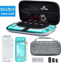 スイッチライト ケース　5in1 セット Nintendo Switchのサムネイル