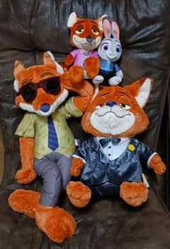 ズートピア ぬいぐるみ　ニック　3体セット　②