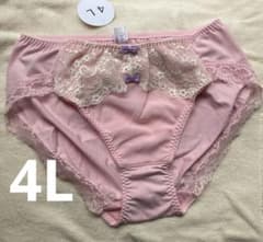 4L ショーツ ピンク レース リボンのサムネイル