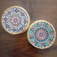 セビリア焼き　ウォールミラー　Cearco セアルコスペイン　アンティーク　雑貨 セビリア焼き ウォールミラー Cearco セアルコスペイン