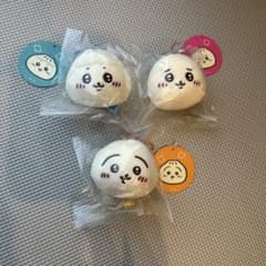 【新品・未開封】ちいかわ飯店　ちいかわ　うさぎ　ハチワレ　マスコットセットのサムネイル