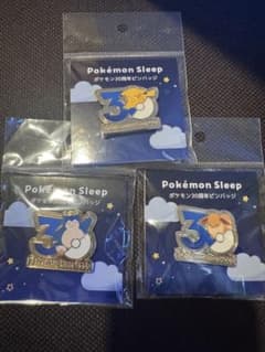 Pokémon Sleep 30周年ピンバッジ 3種セット - メルカリ