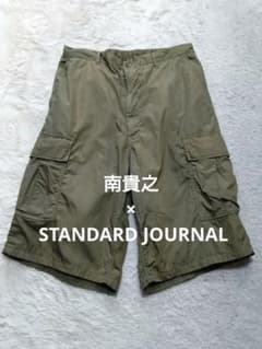 m*m様 南貴之× STANDARD JOURNAL カーゴショーツ オリーブグ - メルカリ