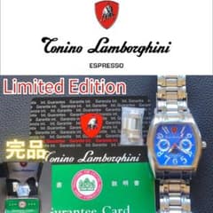 ✨Tonino Lamborgini✨シルバー✨デイト✨ヴィンテージ✨腕時計✨ ✨Tonino Lamborgini✨シルバー✨デイト✨ヴィンテージ✨腕時計✨