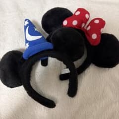 ミッキー・ミニーカチューシャ バラ売り可のサムネイル