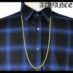 ADVANCE 18KGP GOLD CHAIN NECKLACE (ゴールド)のサムネイル