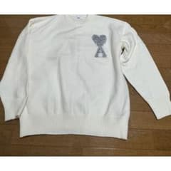 ami paris 限定セーター ホリデー ホワイト 白ニットのサムネイル