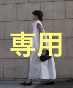 トレトーキョー シャツワンピース ロング ノースリーブ 白のサムネイル
