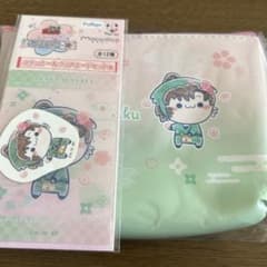 フリューくじ 忍たま乱太郎 善法寺伊作 もちぴこ ステッカー ポーチ